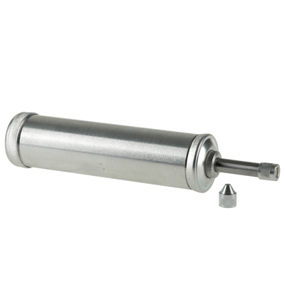 Нажимной смазочный шприц для пресс-масленок, 150 мл, сталь, комплект арт. 12363